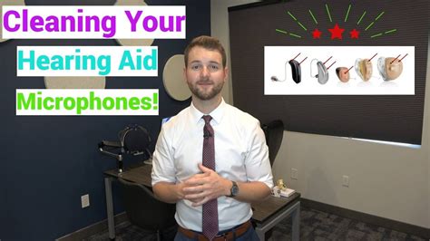 Hearing Aid Microphone Cleaning