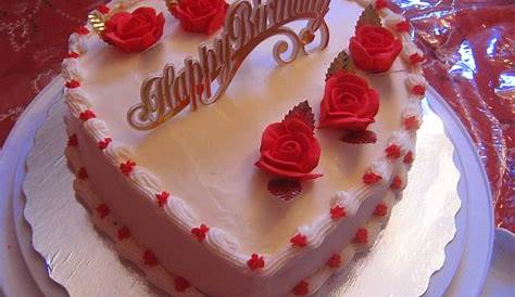 Heart Birthday Cake Designs Rosey Red Velvet Shape Online Order Rosey Red