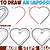 heart drawing step by step
