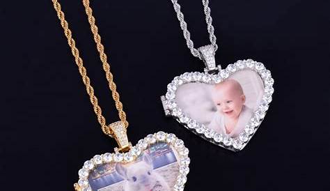 Heart Necklace With Picture Inside