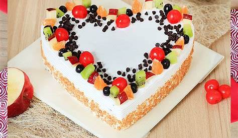 Heart Shaped Fruit Cake Sponge 2 Stock Image Image Of