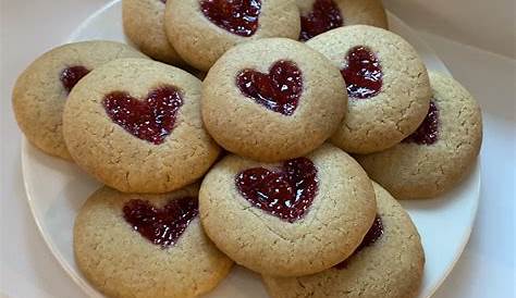 Heart Shaped Jam Cookies Pinterest Sandwich Filled With Strawberry Lil' Cookie