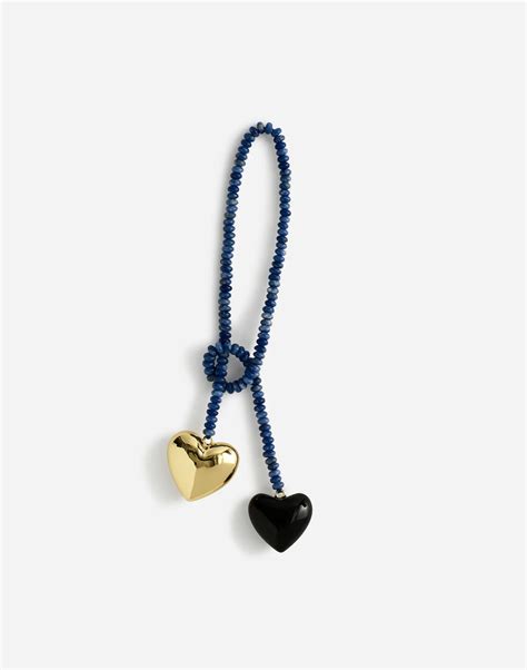 heart bag charm