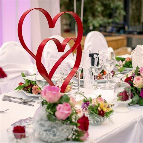 Heart Centerpieces