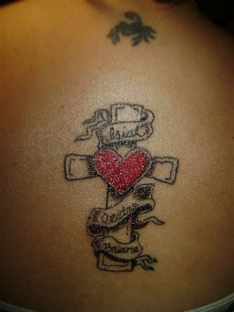 List Of Heart Cross Tattoo Designs References