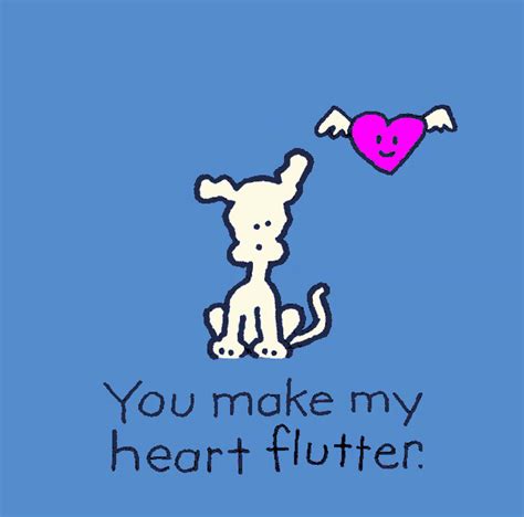 heart flutter love meaning