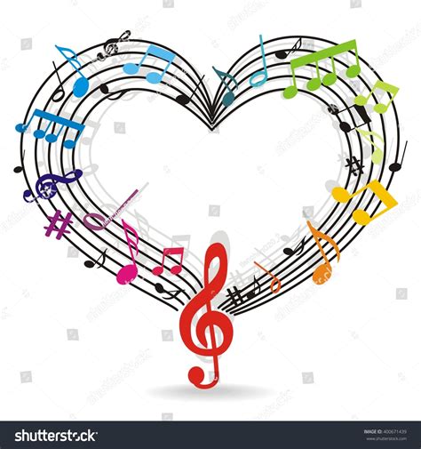 Heart Music Notes