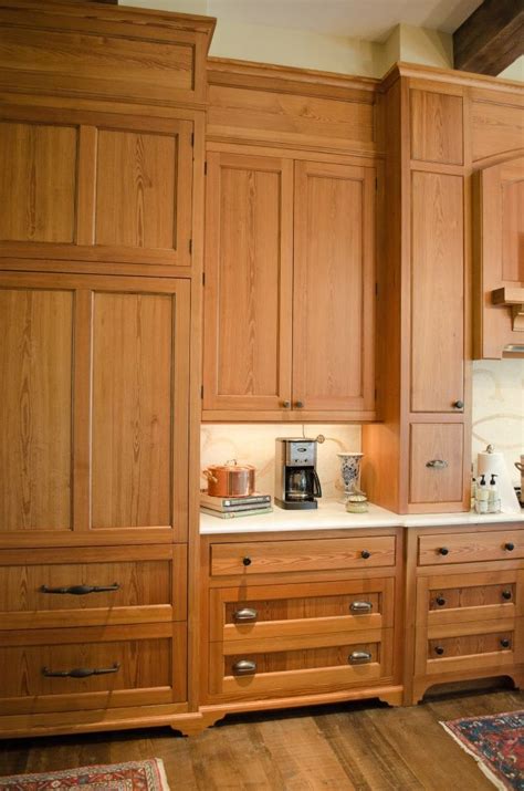 Heart Pine Kitchen Cabinets