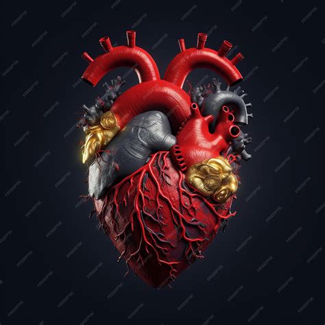 Heart Render For Tattoo