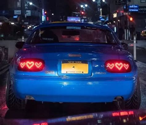 Heart Tail Lights Miata