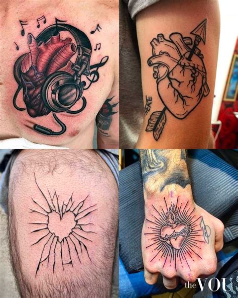 Heart Tattoos For Men