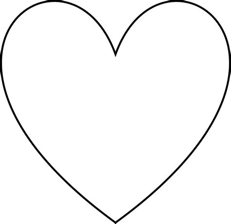 Heart Template Transparent Background