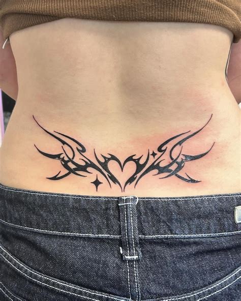 Heart Tramp Stamp Tattoos