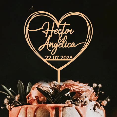 27+ Heart Wedding Cake Topper