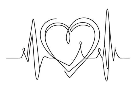 heartbeat drawing