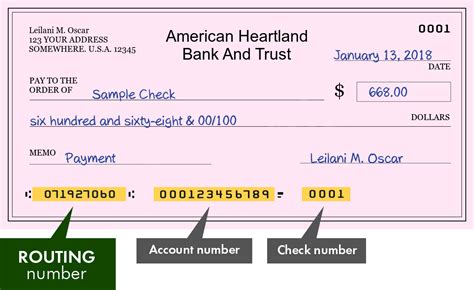 heartland bank and trust routing