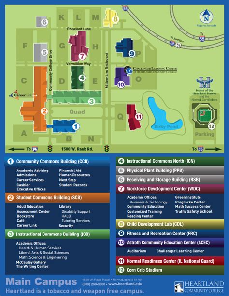 heartland community college map