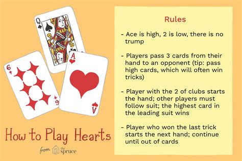 Hearts Cards Rules