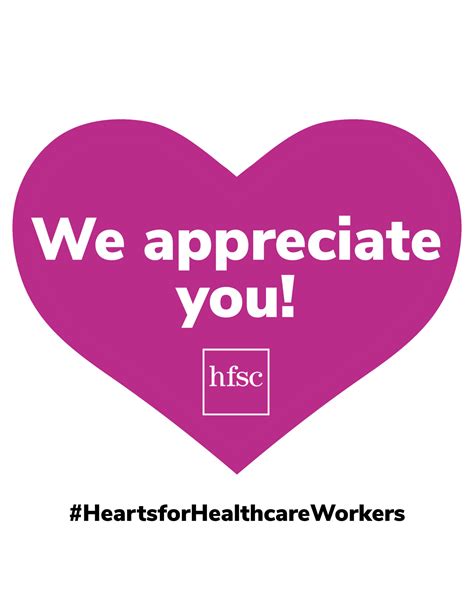 hearts for healthcare workers