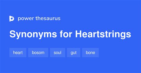 heartstrings synonyms