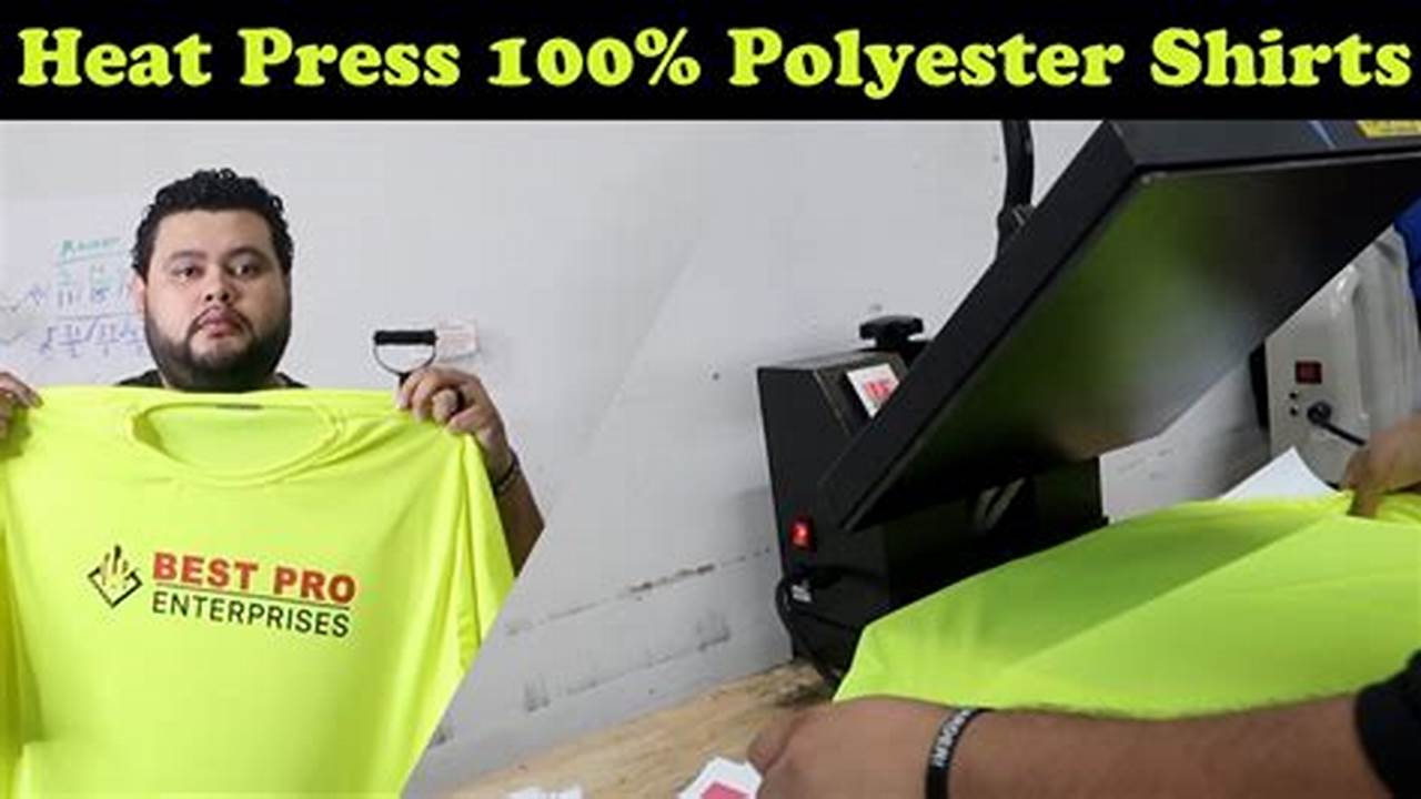 Unveil the Secrets to Vibrant Sublimation on Polyester: Your Ultimate Heat Press Settings Guide