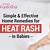 heat rash in babies home remedy