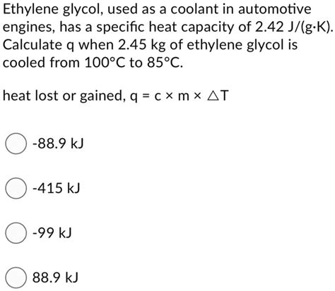 heat capacity of ethylene