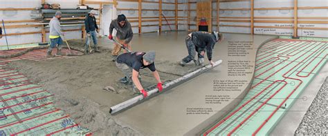 heat concrete