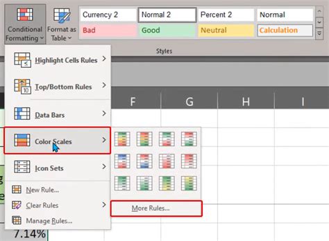 Create Heat Map Excel