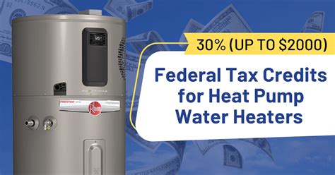 heat pump water heater federal tax credit