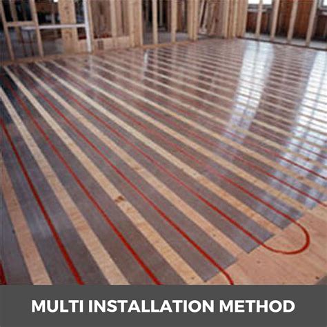 heat transfer plates for thick floors