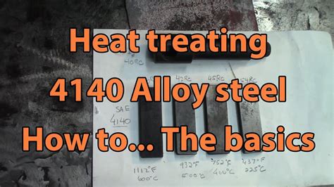 heat treating 4140 steel