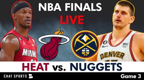 heat vs nuggets live score basketball