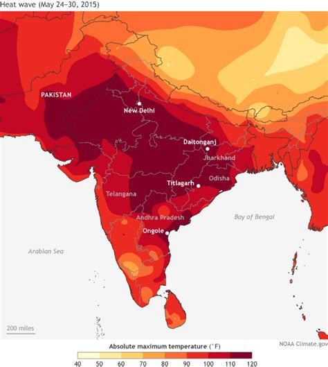 heat wave vulnerability mapping for india
