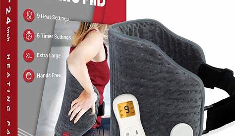 Amazon.com: Upgraded Heating Pad for Back Pain Relief, Comfytemp XL