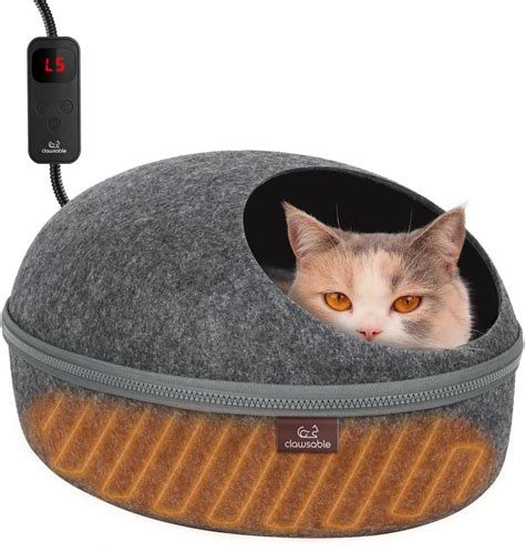 Heated Cat Bed Cave