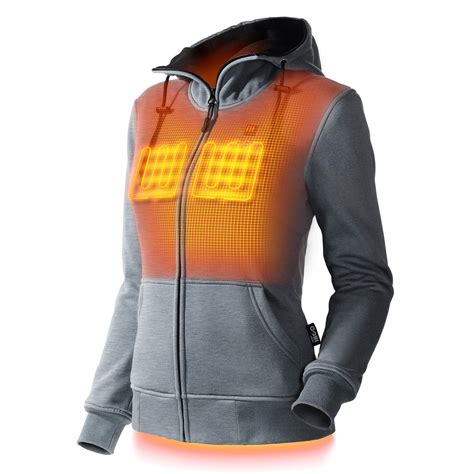 heated hoodies for women