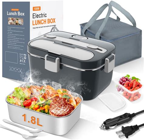 Portable Electric Heated Lunch Box 5ynd.lk