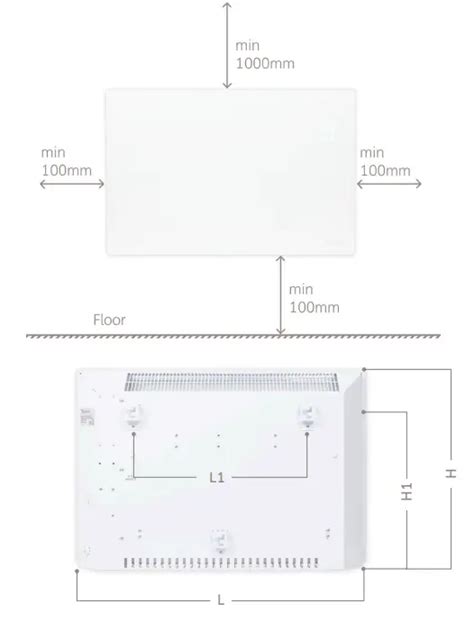 Heater Wall Dimensions