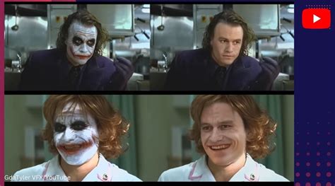 heath ledger joker without makeup