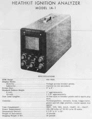 Heathkit Ignition Analyzer