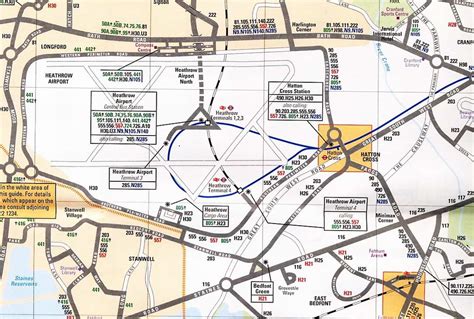 heathrow airport road map