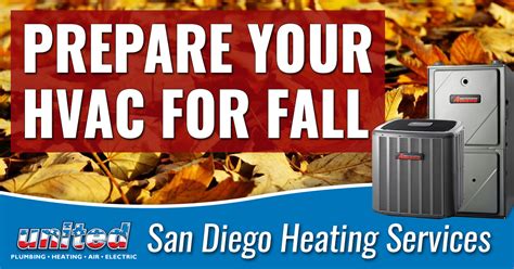 heating availability during fall in san diego