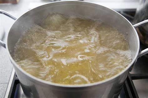Heating Chicken Stock