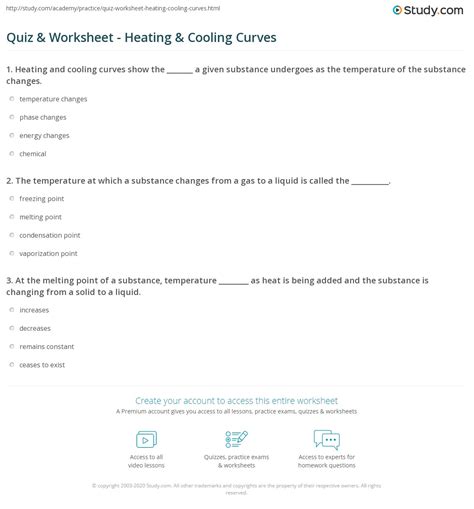 Heating Cooling Questions