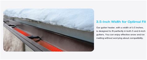 Heating Element For Gutters