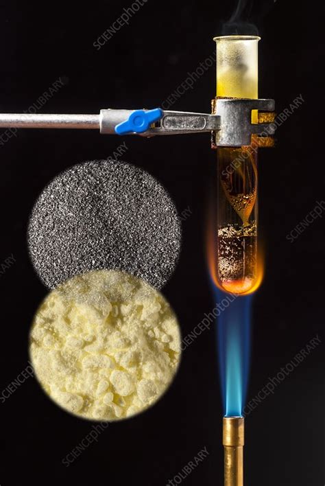 Heating Iron Sulfur