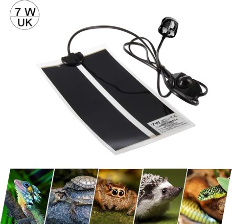 heating pad with thermostat for reptiles