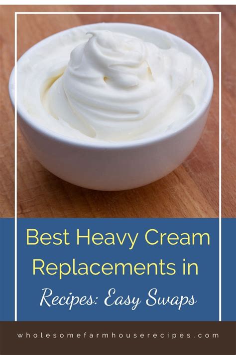Heavy Cream Replacements
