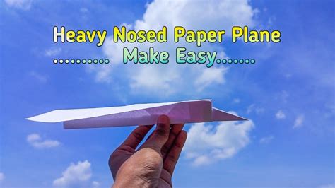 Heavy Paper Airplane